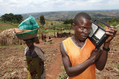 As Burundi refugees return home after the end of the war, radio is one of the most important sources of information and communication