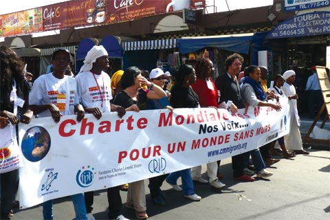 World Social Forum march in Senegal