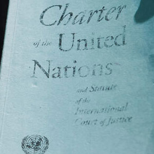 The well-wishers of the Deputy Secretary-General had with them copies of the UN Charter. UN Photo/Amanda Voisard