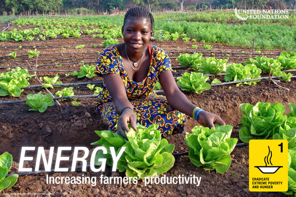 L’énergie pour augmenter la productivité des agriculteurs