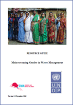 Resource guide: Mainstreaming gender in water management
