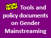 Tools and policy documents on Gender Mainstreaming