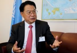 Li Yong, Director-General of the United Nations Industrial Development Organization (UNIDO). Photo: Africa Renewal/Eleni Mourdoukoutas