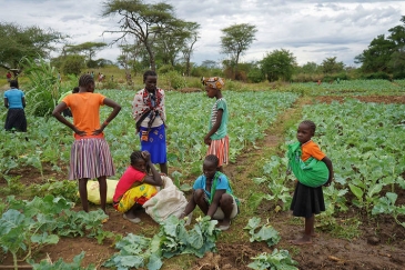 Global food supply chains are complex and include these kale farmers in Uganda.