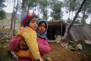 Wakimbizi wa ndani nchini Syria waliokimbia machafuko kusini mwa Idlib na mashariki mwa Aleppo.