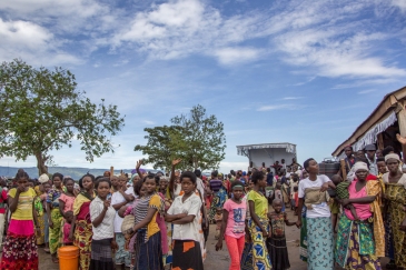 Wakimbizi wa Burundi katika makazi ya Mulongwe huko Kivu Kusini nchini Jamhuri ya Kidemokrasia ya Congo, DRC.