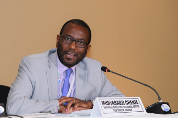 Munyaradzi Chenje, le directeur régional sortant, Bureau régional pour l'Afrique.