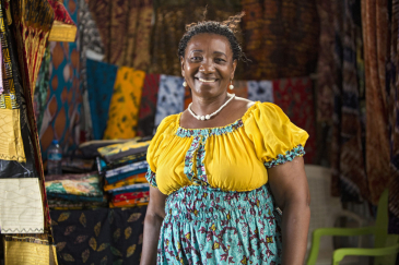 Betty Mtewele, a market vendor