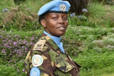 Conseiller militaire en matière de genre Steplyne Nyaboga
