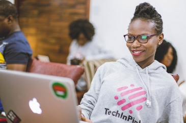 Yetunde Sanni co-founded Tech in Pink, an organisation that teaches young girls how to code.  
