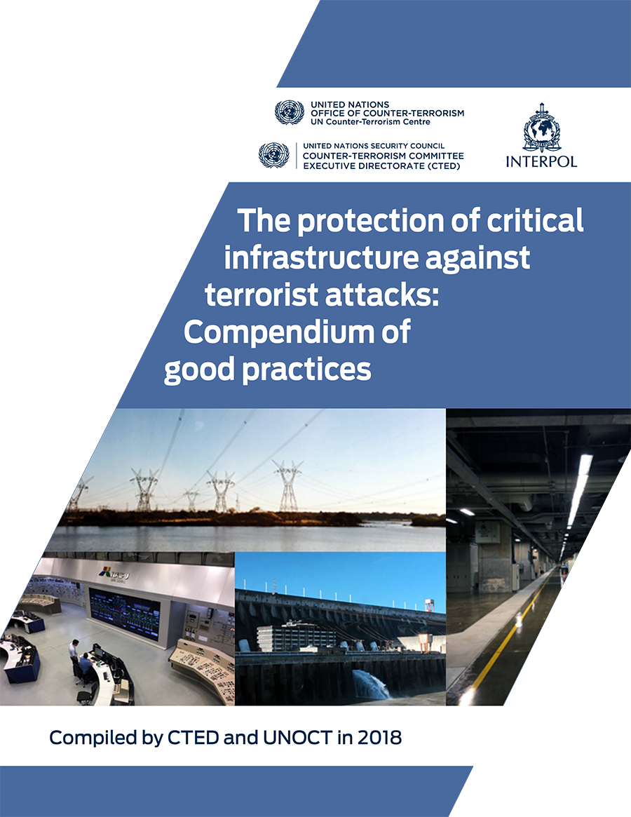 Graphic of the Compendium of Good Practices on the protection of Critical Infrastructures