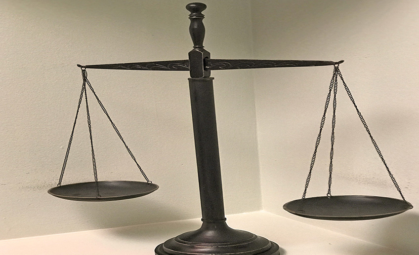 Photo of scales of justice