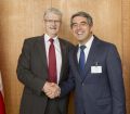 Mogens Lykketoft, President of the seventieth session of the General Assembly, meets with President of Bulgaria