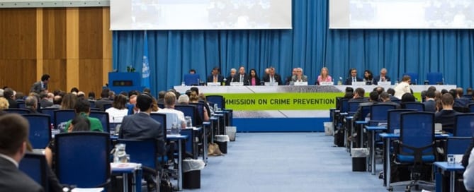 Photo: Closing of the week-long annual session of the Commission on Crime Prevention and Criminal Justice (CCPCJ) in Vienna, Austria. Photo: UNODC
