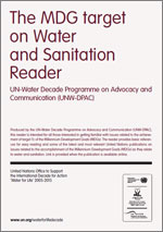 The MDG target on Water and Sanitation - Reader